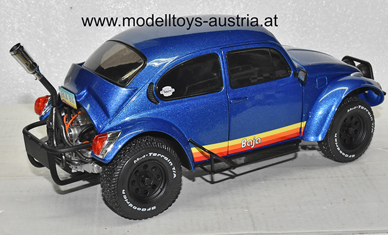 VW Käfer BAJA Buggy 1975 blau 1:18
