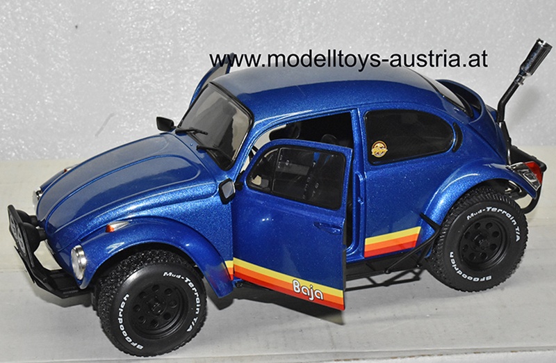 VW Käfer BAJA Buggy 1975 blau 1:18