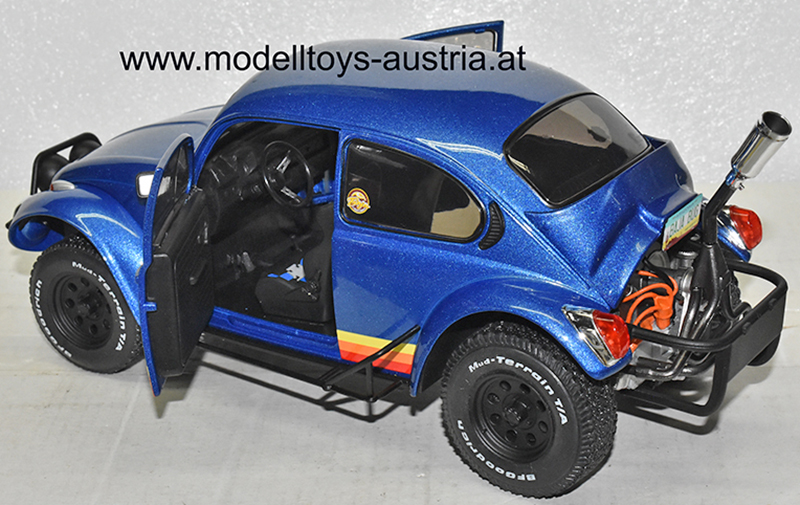 VW Käfer BAJA Buggy 1975 blau 1:18