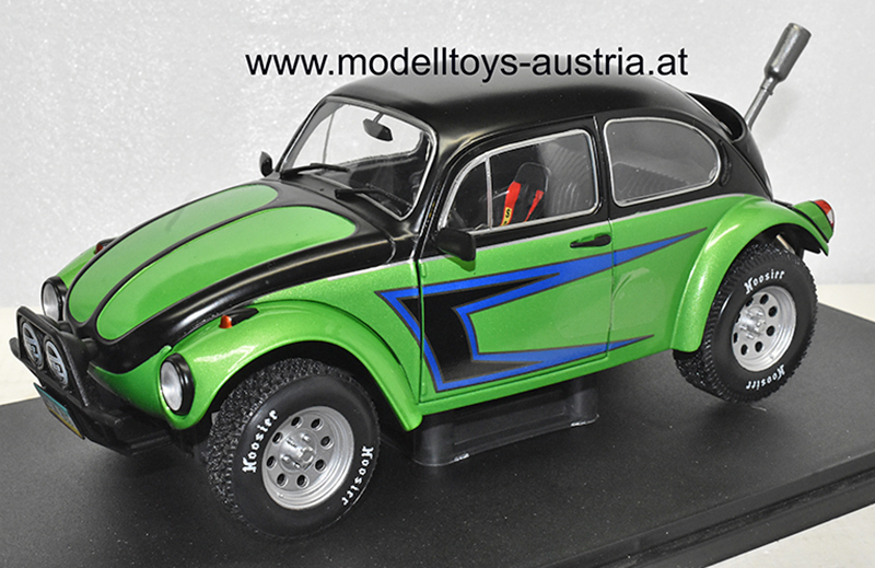 VW Käfer BAJA Buggy 1976 grün / schwarz 1:18