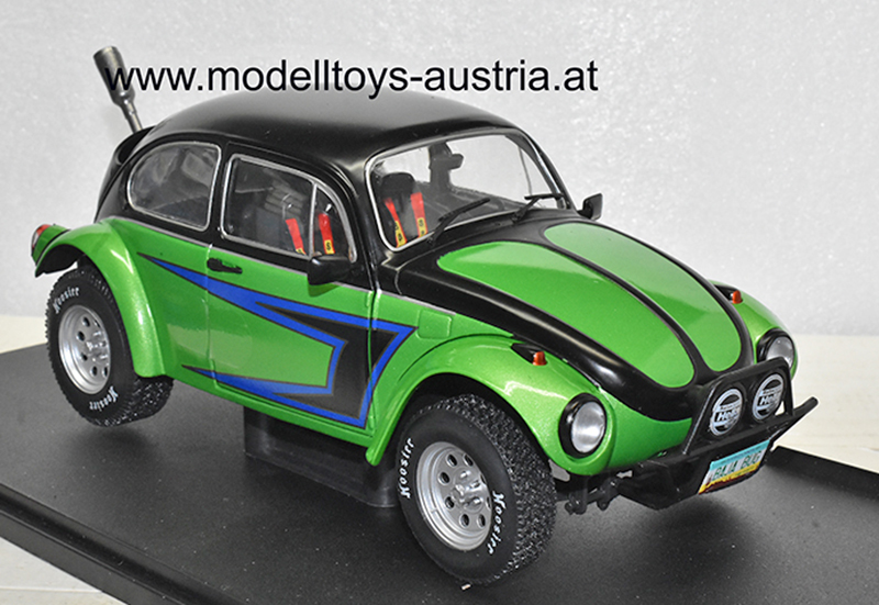 VW Käfer BAJA Buggy 1976 grün / schwarz 1:18