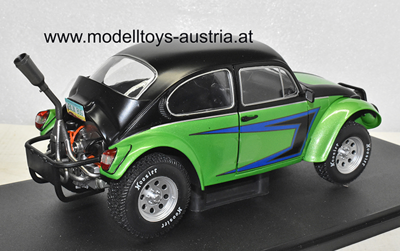 VW Käfer BAJA Buggy 1976 grün / schwarz 1:18
