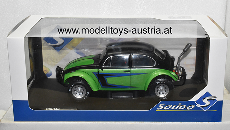 VW Käfer BAJA Buggy 1976 grün / schwarz 1:18