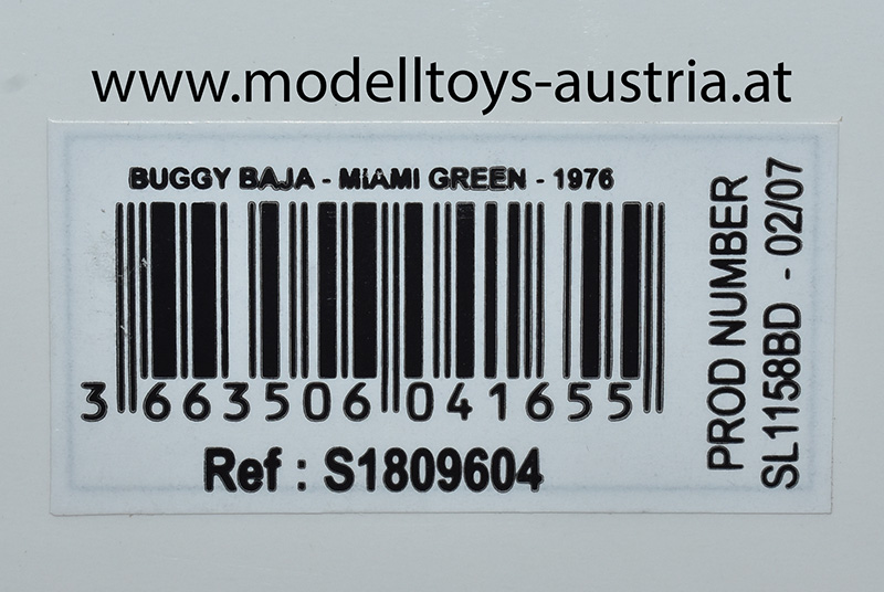 VW Käfer BAJA Buggy 1976 miami grün 1:18