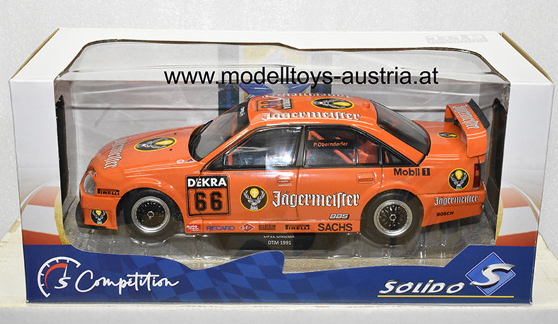 Opel Omega 3000 24V DTM 1991 Peter OBERNDORFER Jägermeister 1:18
