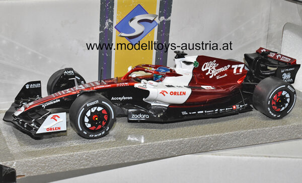 Alfa Romeo Racing C42 Ferrari 2022 Valtteri BOTTAS Emilia Romagna GP Team ORLEN 1:18 Solido