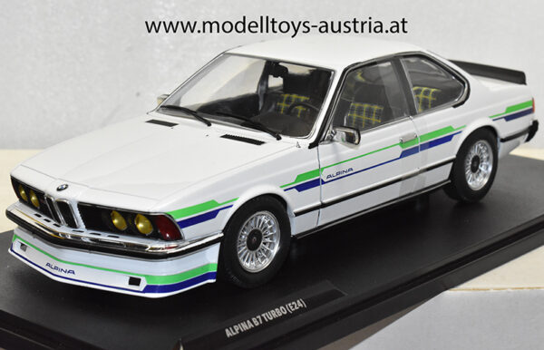 BMW E24 Coupe Alpina B7 Turbo 1984 weiss 1:18