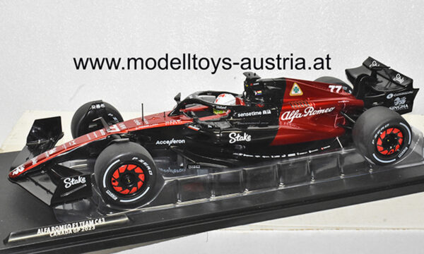 Alfa Romeo Racing C43 Ferrari 2023 Valtteri BOTTAS Kanada GP 1:18 Solido