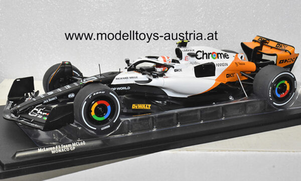 McLaren MCL60 Mercedes 2023 Lando NORRIS Monaco GP Monte Carlo 1:18 Solido