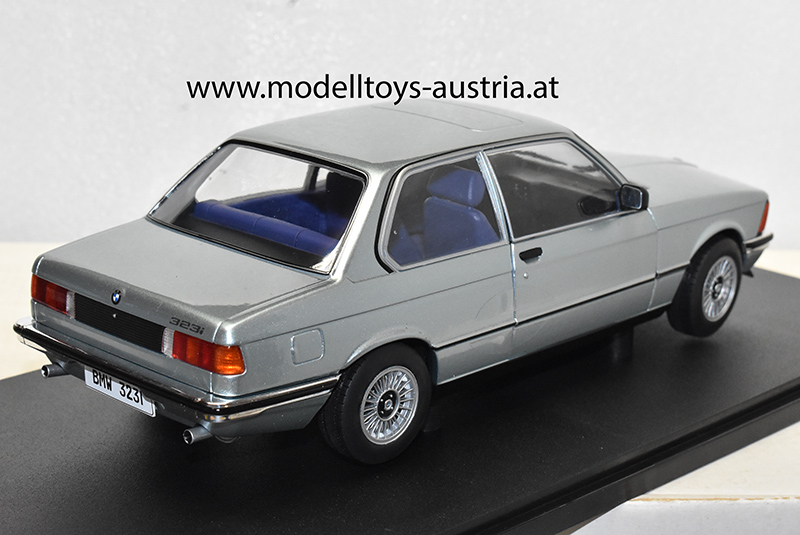 BMW E21 Limousine 323i 1980 blau metallik 1:18