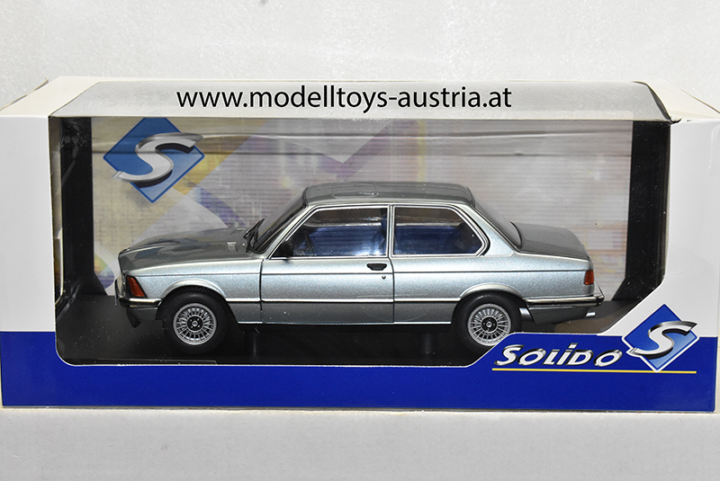 BMW E21 Limousine 323i 1980 blau metallik 1:18