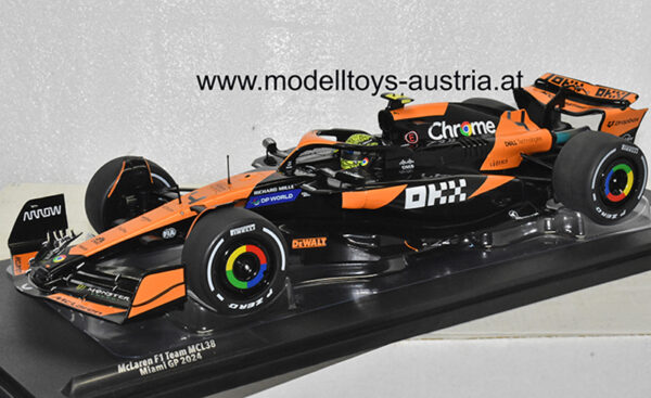 McLaren MCL38 Mercedes 2024 Lando NORRIS Sieger Miami GP 1:18 Solido