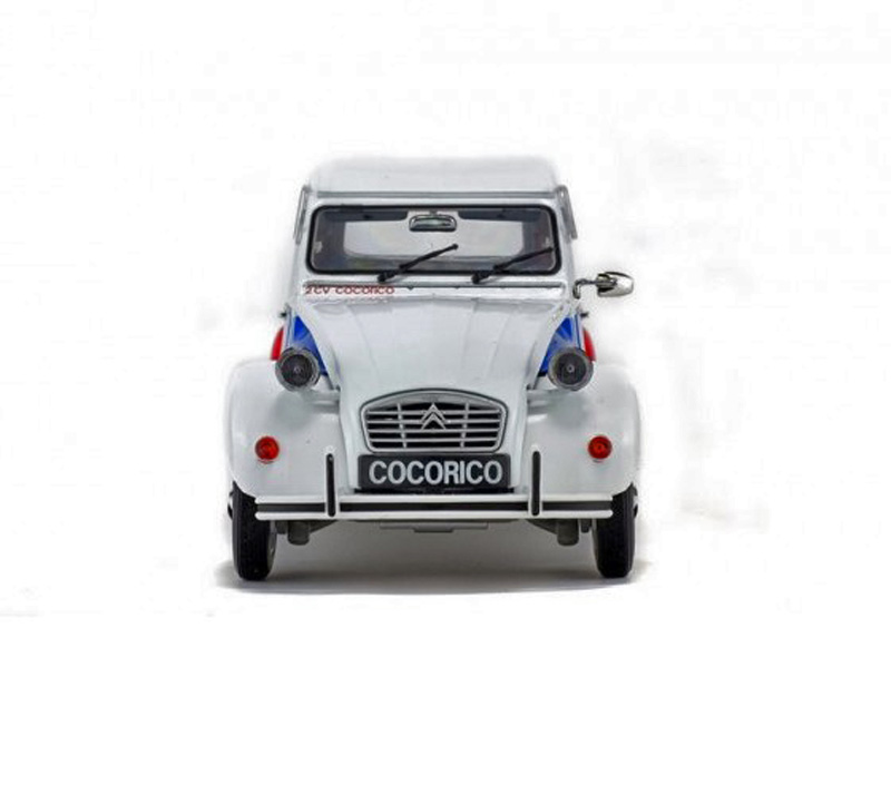 Citroen 2CV 2 CV 6 COCORICO 1986 weiss / rot / blau 1:18