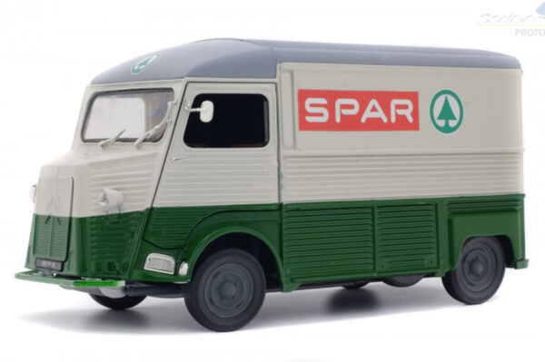 Citroen Typ H HY 1969 SPAR Kastenwagen VAN Transporter weiss / grün 1:18