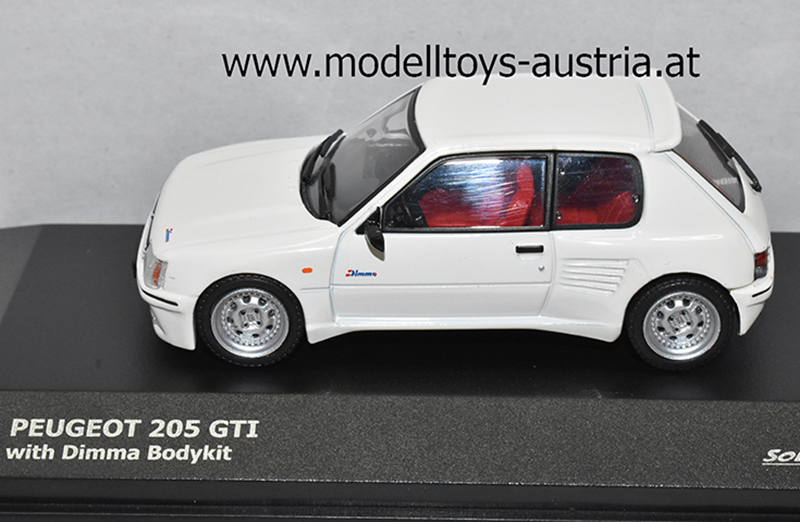 Peugeot 205 GTi Dimma 1988 weiss 1:43 Solido
