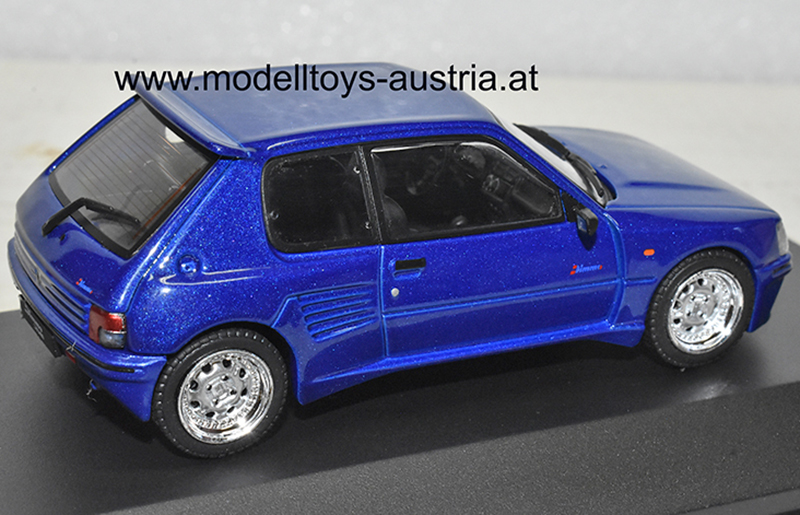 Peugeot 205 GTi DIMMA 1988 blau metallik 1:43
