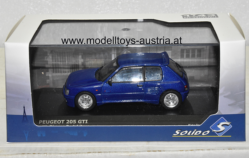 Peugeot 205 GTi DIMMA 1988 blau metallik 1:43