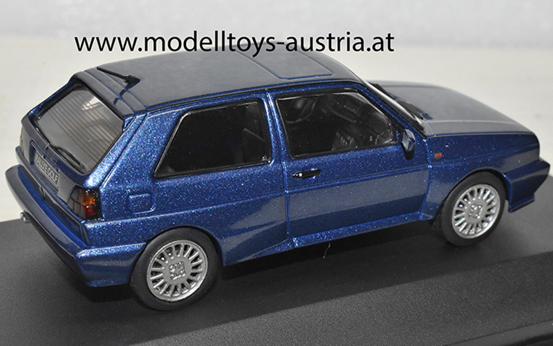 VW Golf II Rallye G60 Syncro blau metallik 1:43