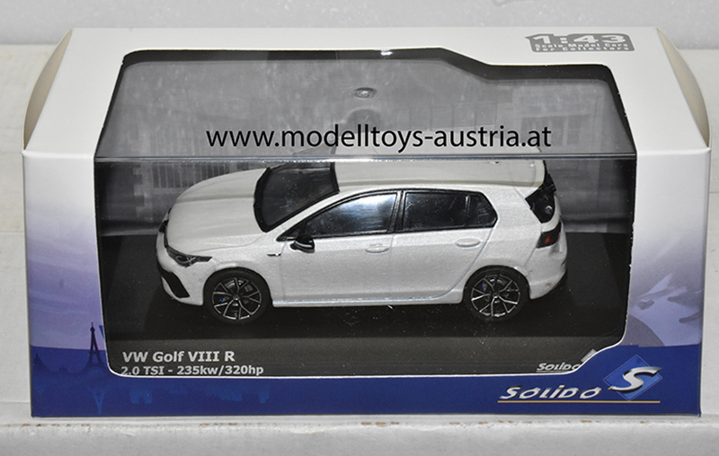 VW Golf VIII Golf 8 Limousine R weiss 1:43