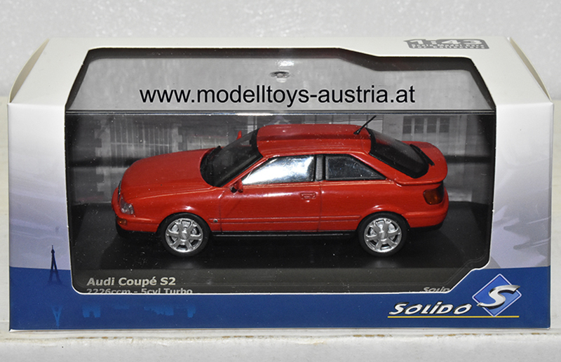 Audi S2 Coupe 1990 - 1995 rot 1:43