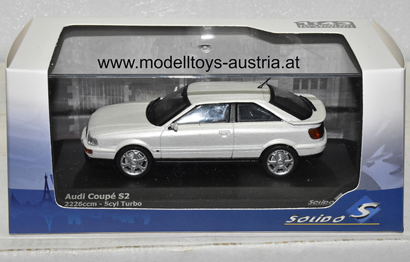 Audi S2 Coupe 1990 - 1995 weiss 1:43