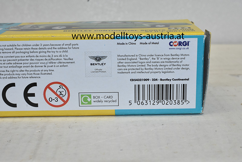 Bentley Continental Sports Limousine Nr. 224 1:43 / 1:50