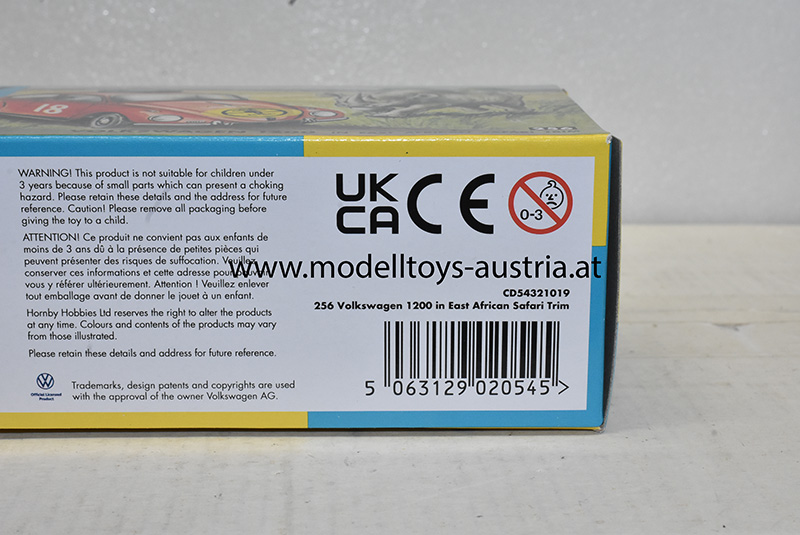 VW Käfer 1200 Rally Ostafrika Safari Nr. 256 1:44