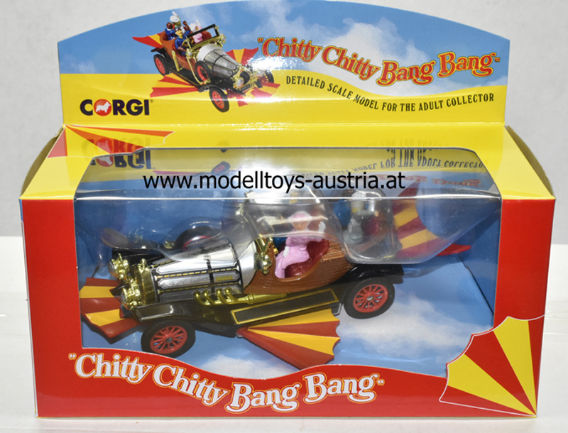 Chitty Chitty Bang Bang 1968 mit vier Figuren aus dem Film 1:45