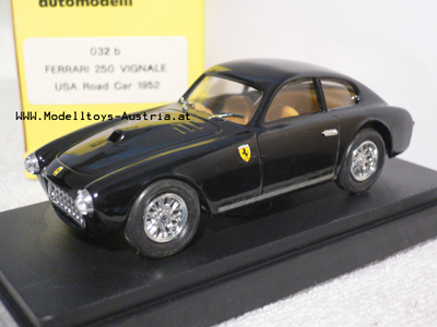 Ferrari 250 MM 1952 Berlinetta VIGNALE US Ausführung black 1:43