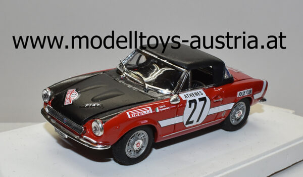 Fiat 124 Spyder 1972 Rally Monte Carlo PINTO / EISENDLE 1:43