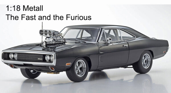 Dodge Charger R/T 1970 Fast & Furious DOM's Car schwarz 1:18