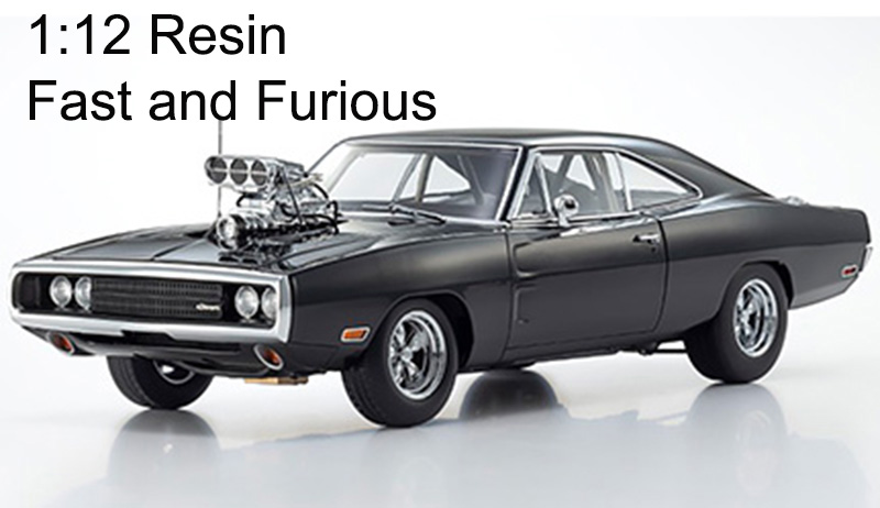 Dodge Charger R/T 1970 Fast & Furious DOM's Car schwarz 1:12