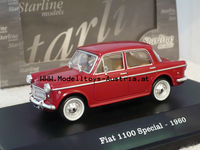 Fiat 1100 Special 1960 rot 1:43