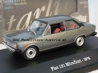 Fiat 131 Mirafiori 1974 grau metallik 1:43