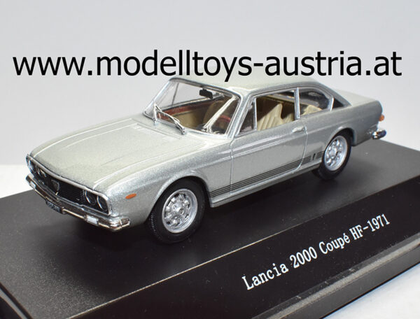 Lancia 2000 Coupe HF 1971 silber metallik 1:43
