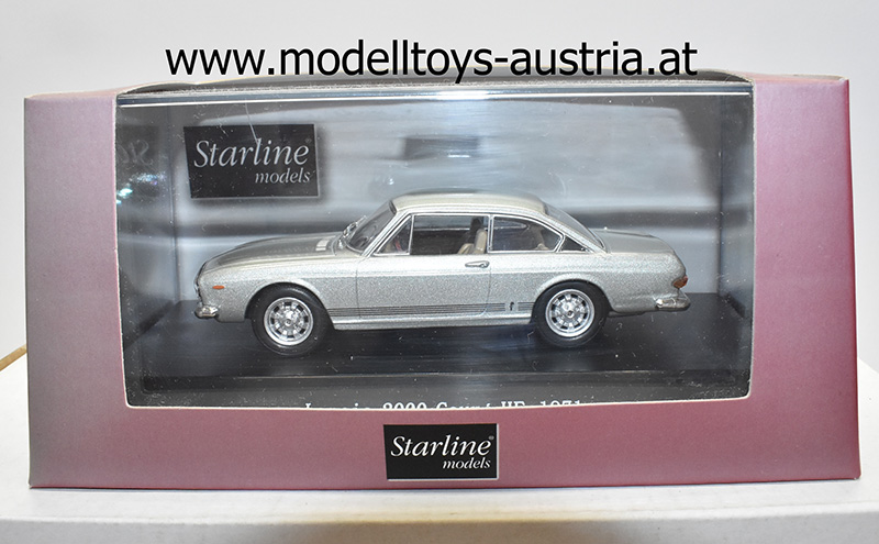Lancia 2000 Coupe HF 1971 silber metallik 1:43