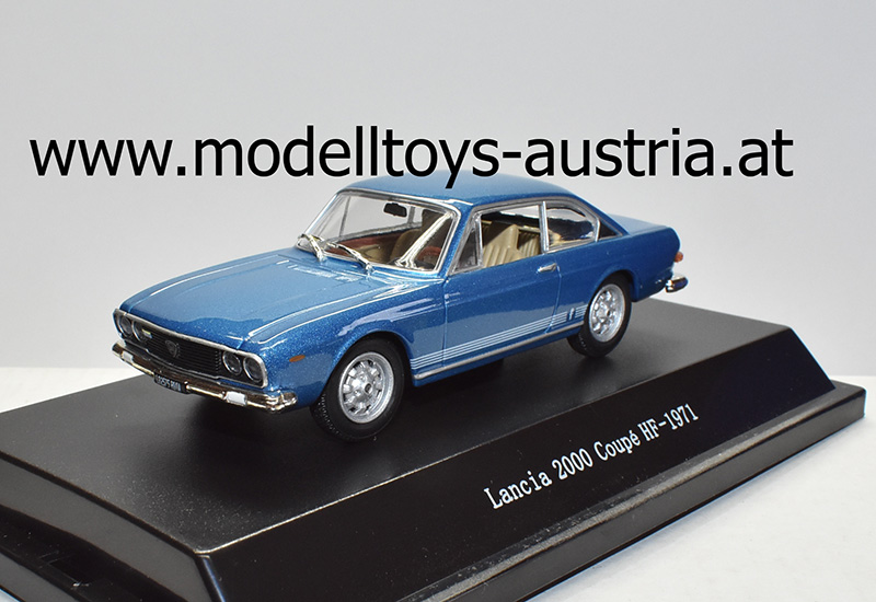 Lancia 2000 Coupe HF 1971 blau metallik 1:43