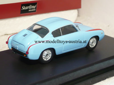 Fiat 750 Abarth Coupe 1956 hellblau 1:43
