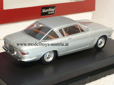 Fiat 2300 Coupe 1961 silber metallik 1:43