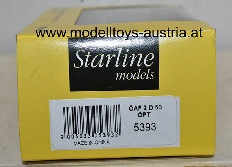 ÖAF 2D50 Schnellaster Pritsche mit Plane Österreichische Post und Telegrafen Verwaltung 1:87 HO