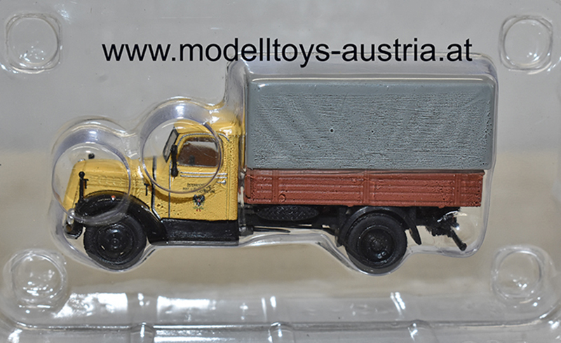ÖAF 2D50 Schnellaster Pritsche mit Plane Österreichische Post und Telegrafen Verwaltung 1:87 HO
