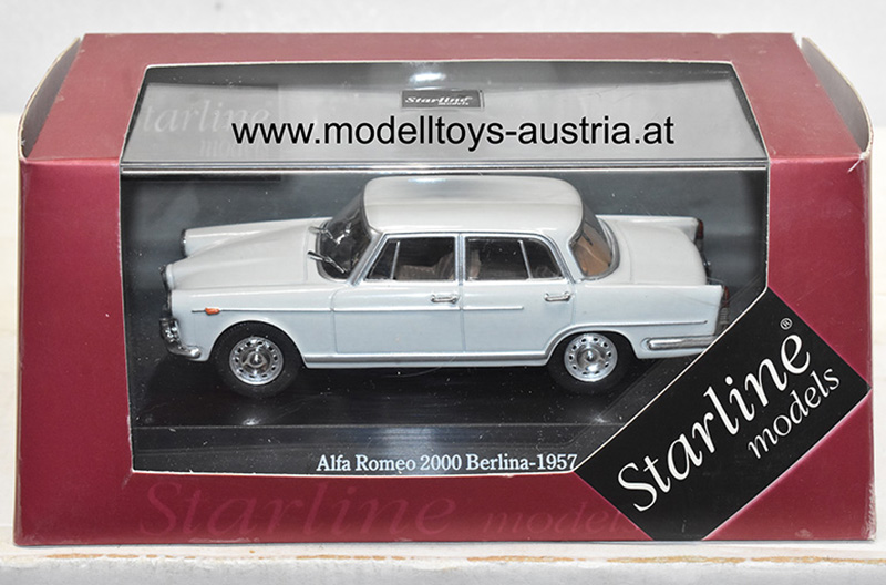 Alfa Romeo 2000 Berlina 1957 grau 1:43