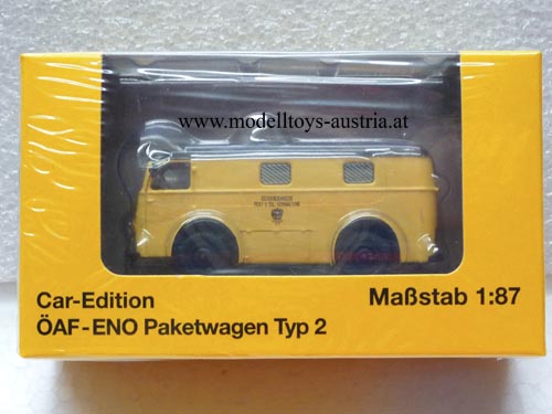 ÖAF ENO 2 Paketwagen Österreichische Post schwarzes Dach 1:87