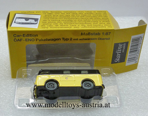 ÖAF ENO 2 Paketwagen Österreichische Post schwarzer Oberteil 1:87