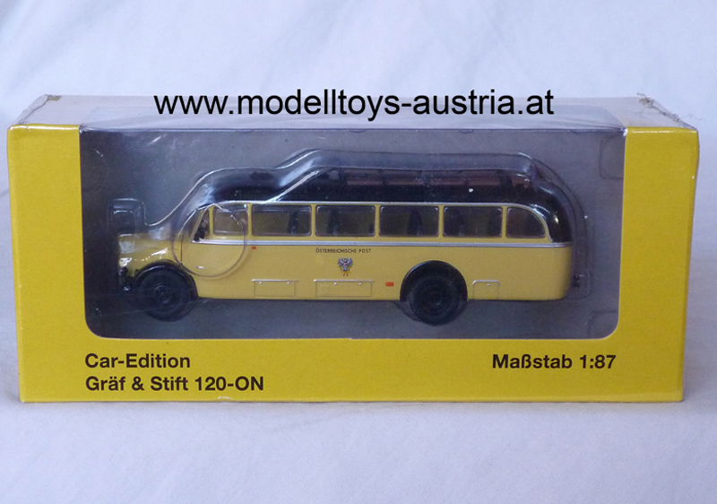 Gräf & Stift 120 ON Bus Linienbus Postbus Österreichische Post 1:87 HO Sondermodell