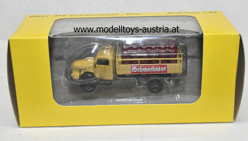 Steyr 480 LKW SCHWECHATER Bier 1:87 H0