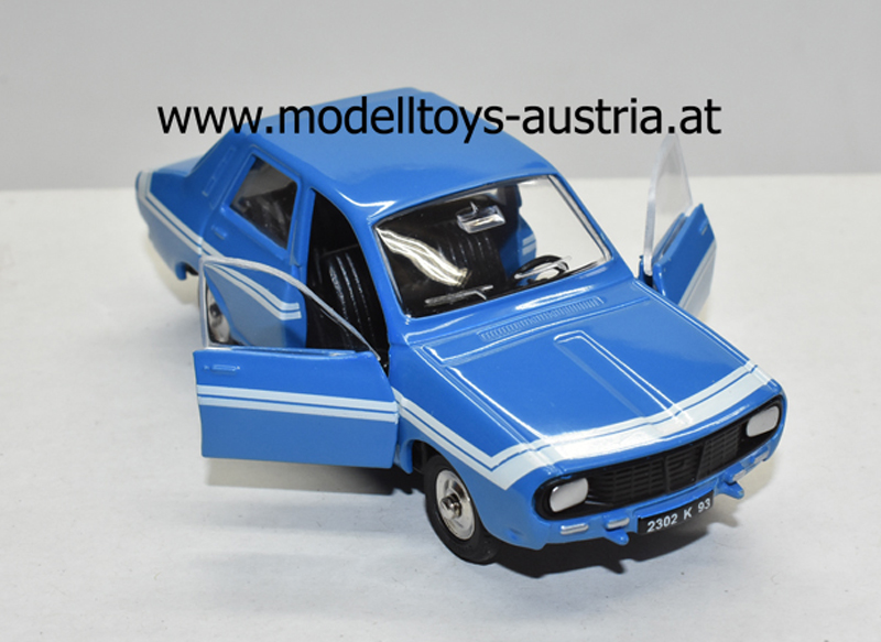 Renault 12 GORDINI blau / weiss 1:43 Dinky Toys