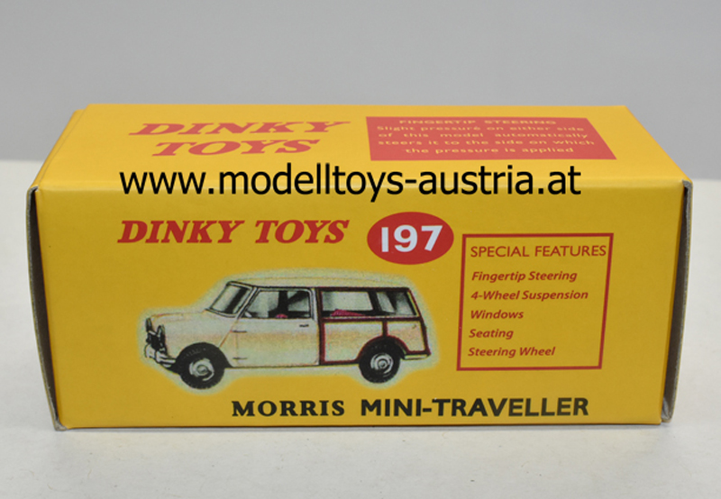 Mini Morris Traveller Kombi Break grün metallik 1:43 Dinky Toys