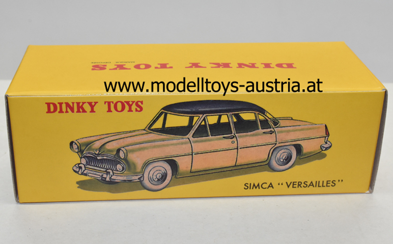 Simca Versailles Limousine gelb / schwarz 1:43 Dinky Toys