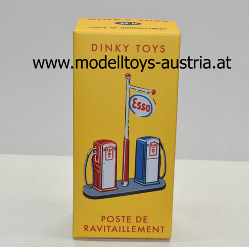 Tankstelle ESSO Zapfhahn rot / weiss / blau 1:43 Dinky Toys
